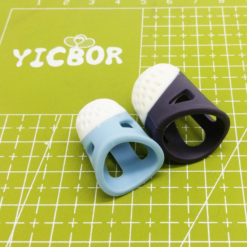 YICBOR Household Sewing DIY Tools Thimble Finger Protector Quilting Craft Accessories Comfortable non-slip FT0821 Thimble Finger (FT-0821-SET) - Image 1